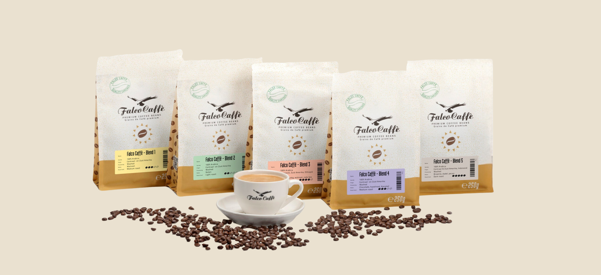 Proefpakket 3 (5 x 250g) incl. verzendkosten!